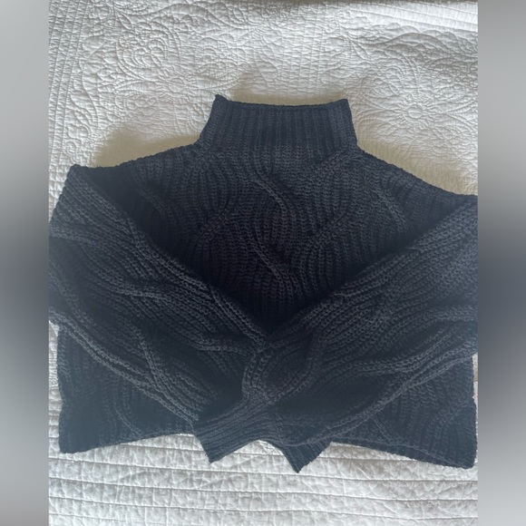 Free People Seasons of Change Sweater Black - Picture 6 of 7